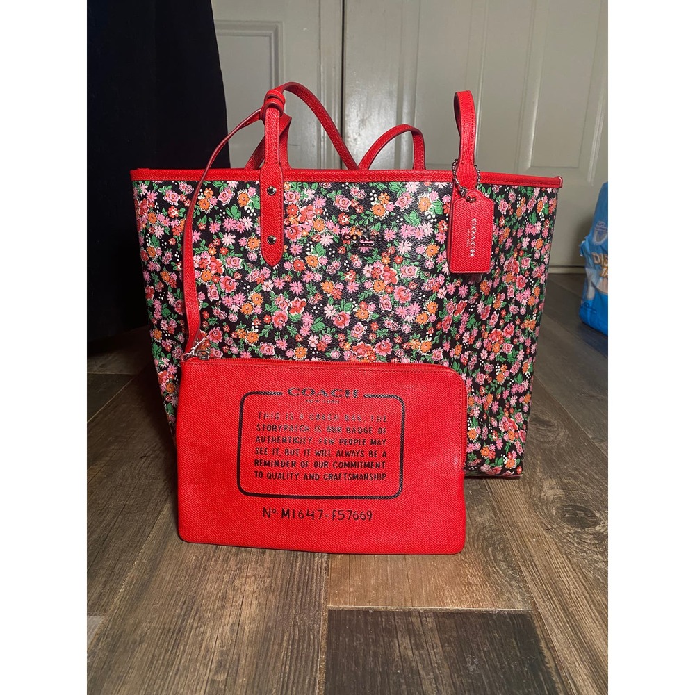 New Coach Red flowers